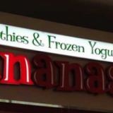 Bananas Smoothies and Frozen Yogurt
