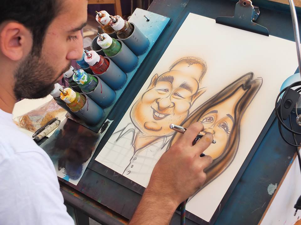 Caricatures by Anas Gharaibeh