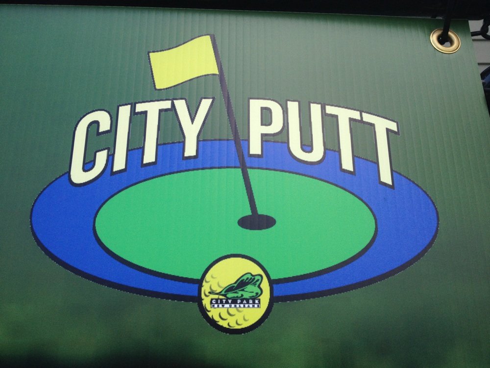 City Putt Miniature Golf Course in New Orleans, Louisiana
