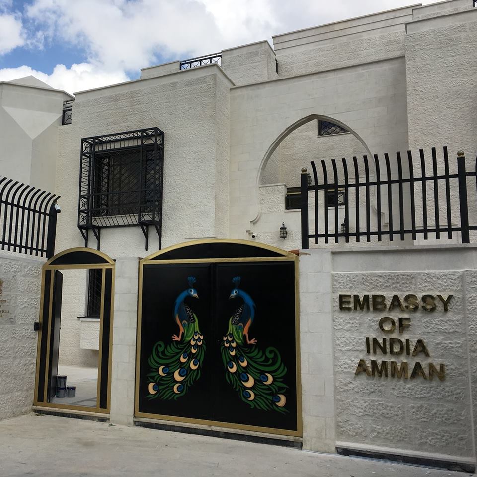 indian embassy in jordan contact number